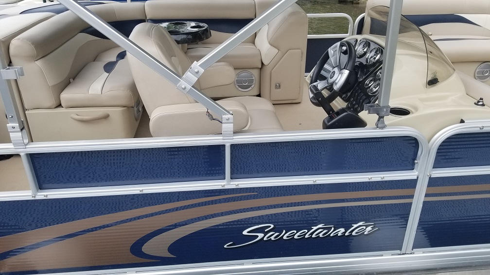 Pontoon side view